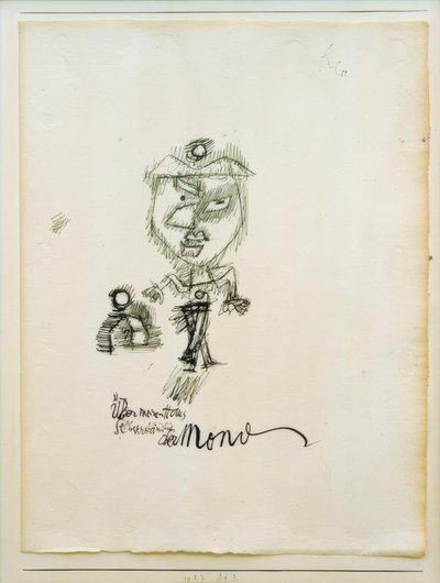 Above My House, Naturally the Moon by Paul Klee